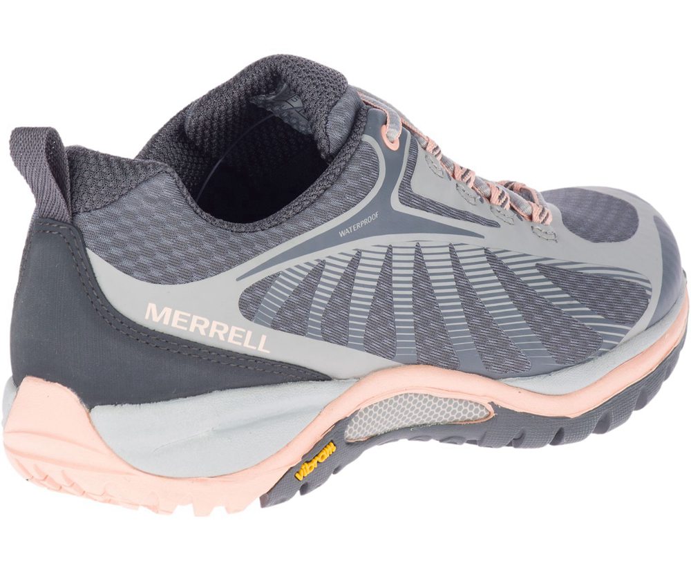 Merrell Hiking Shoes Grey - Siren Edge 3 Waterproof - Womens 03SXGMZFV